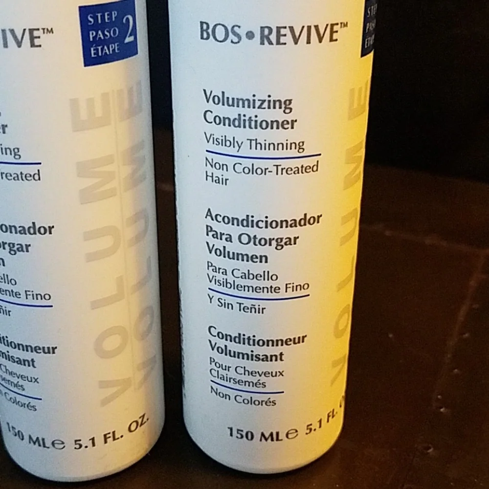 NEW BOSLEY Volume Conditioner 2 BOTTLES - NEW/UNUSED
